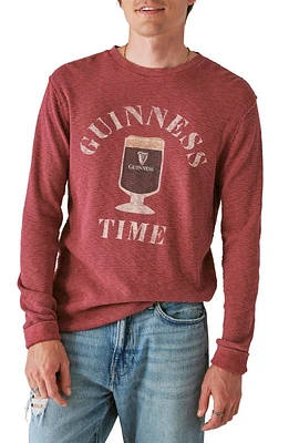 Lucky Brand Guinness Thermal Cotton Top Cordovan at Nordstrom,