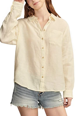 Lucky Brand Prep Linen Button-Up Shirt at Nordstrom,