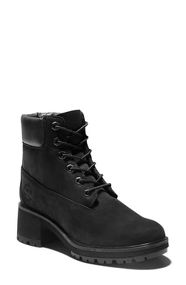 Timberland Kinsley 6-Inch Waterproof Boot in Black Nubuck Leather at Nordstrom, Size 9.5