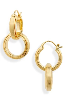 Dean Davidson Signet 2-in-1 Huggie Hoop Earrings in Gold at Nordstrom