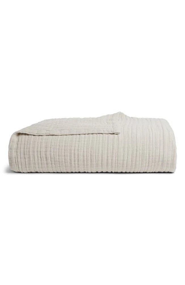 Parachute Cloud Cotton & Linen Gauze Bed Blanket in Natural at Nordstrom