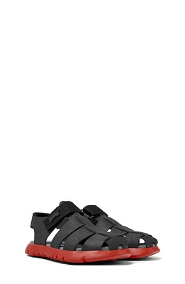 Camper Oruga Slingback Fisherman Sandal Black at Nordstrom,