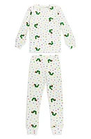 L'Ovedbaby x 'The Very Hungry Caterpillar' Kids' Fitted Organic Cotton Two-Piece Pajamas at Nordstrom,