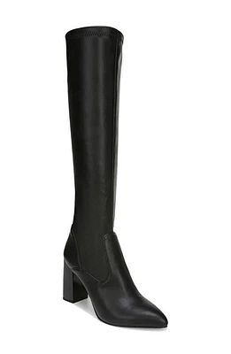 Franco Sarto Katherine Knee High Boot Black Faux Leather at Nordstrom, Wide Calf