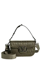 Valentino Garavani VLOGO Alltime Shoulder Bag in Army Green at Nordstrom