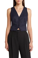 Favorite Daughter The Pinstripe Vest Navy at Nordstrom,