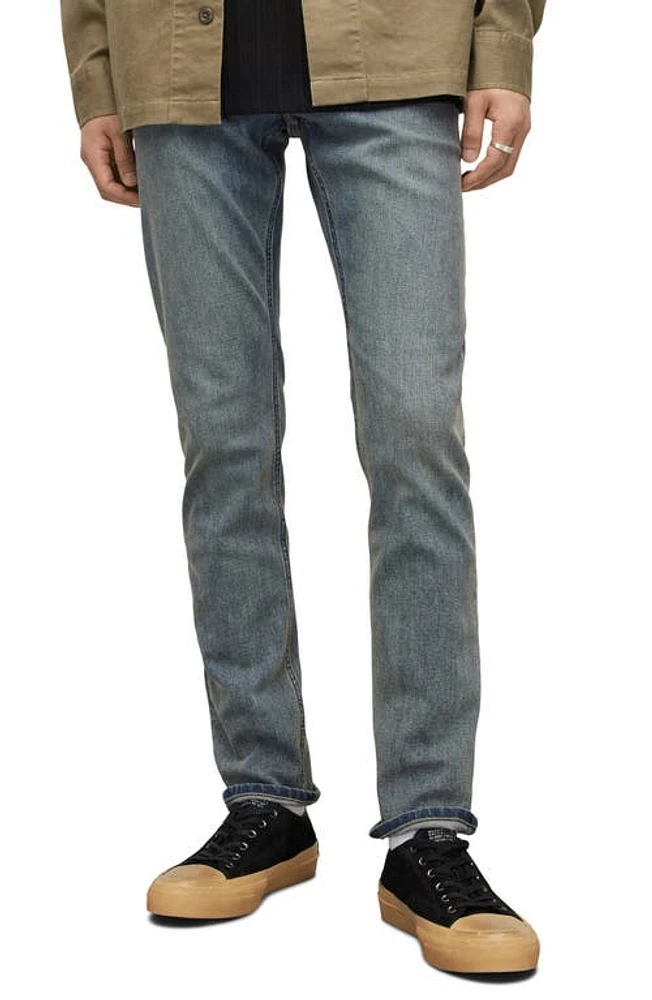 AllSaints Rex Slim Fit Jeans in Vintage Indigo at Nordstrom, Size 28