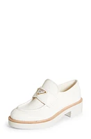 Prada Triangle Logo Platform Loafer at Nordstrom,