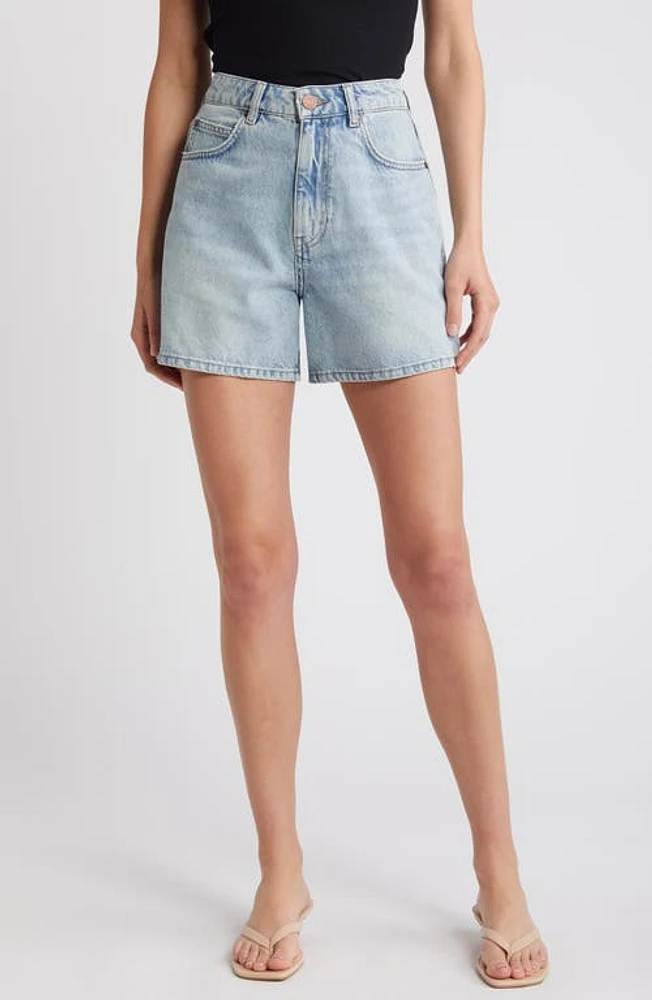 FRAME The Easy Denim Shorts Fizz Indigo at Nordstrom,