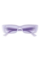 Ray-Ban Teru 54mm Rectangle Sunglasses in Violet at Nordstrom