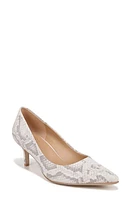 Naturalizer Everly Pump White Snake Pattern Leather at Nordstrom,