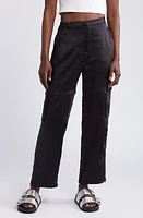 Open Edit Satin Cargo Pants at Nordstrom,