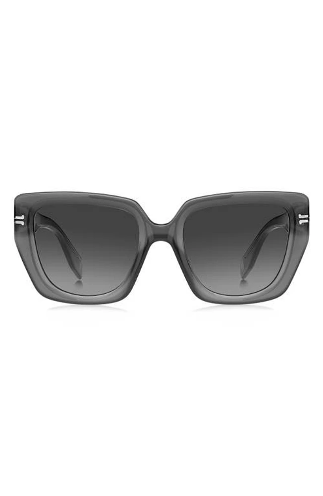 Marc Jacobs 53mm Square Sunglasses in Grey/Grey Shaded at Nordstrom