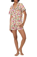 BedHead Pajamas Print Stretch Organic Cotton Jersey Short Pajamas in Desert Flowers at Nordstrom, Size 3X