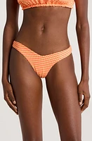 Kulani Kinis Y-Cut Bikini Bottoms Honeysuckle at Nordstrom,