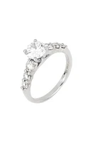 Bony Levy Graduated Diamond Engagement Ring Setting in White Gold at Nordstrom, Size 6.5