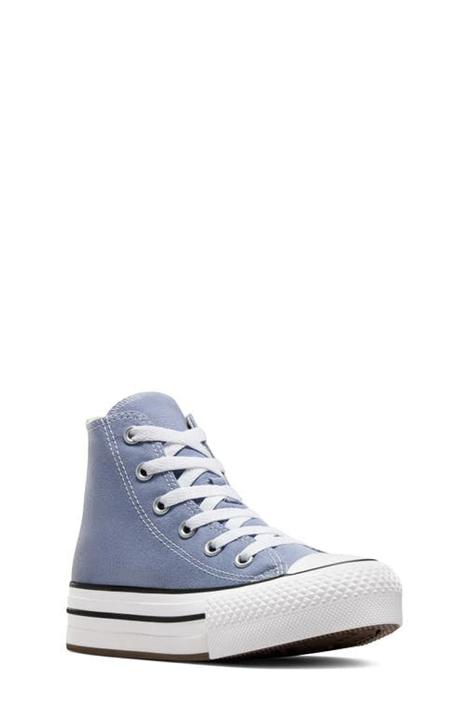 Converse Chuck Taylor All Star EVA Lift High Top Sneaker Thunder Daze/White/Back at Nordstrom, M