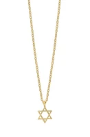 Bony Levy 14K Gold Star Pendant Necklace in 14K Yellow Gold at Nordstrom, Size 18