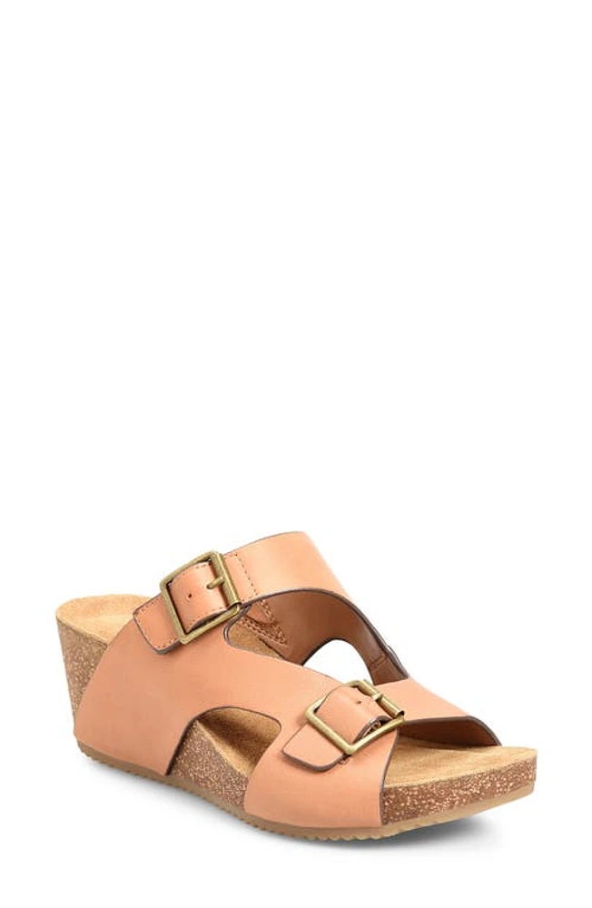 Comfortiva Emah Wedge Sandal in Luggage at Nordstrom, Size 9