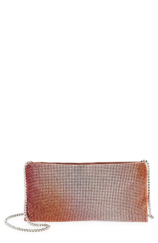 Benedetta Bruzziches Your Best Friend Crystal Mesh Crossbody Bag in Parigi Dalla Finestra Rosa at Nordstrom