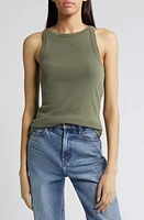 Treasure & Bond Cutaway Shoulder Cotton Blend Tank at Nordstrom,