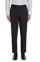 Jack Victor Phoenix Flat Front Tuxedo Pants Black at Nordstrom,