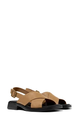 Camper Dana Slingback Sandal in Medium Brown at Nordstrom, Size 41