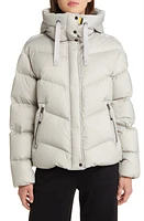 Parajumpers Verna Water Repellent Hooded Down Puffer Jacket in Lunar Rock at Nordstrom, Size Small