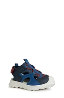 Geox Airadyum Water Resistant Slingback Sandal Navy/Red at Nordstrom,