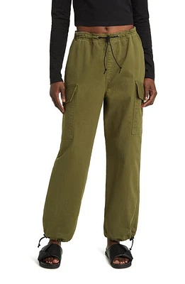 ASKK NY Stretch Cotton Parachute Pants Fatigue at Nordstrom,