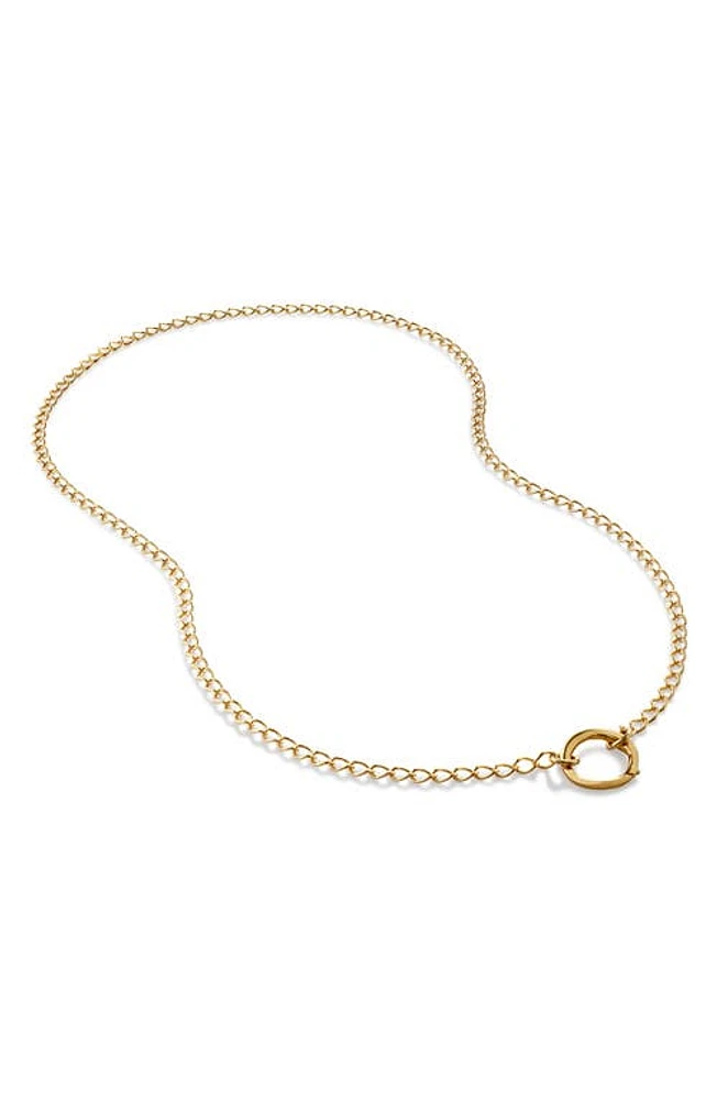 Monica Vinader Capture Chain Necklace in 18Ct Gold Vermeil at Nordstrom