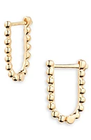 Dana Rebecca Designs Poppy Rae U-Hoop Earrings in Yellow Gold at Nordstrom