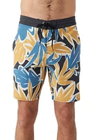 O'Neill OG Leaf Print Board Shorts in Black at Nordstrom, Size 30