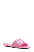 ALDO x Barbie Ville Slide Sandal Satin Pink at Nordstrom,