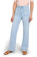 Faherty Stretch Terry Wide Leg Pants at Nordstrom,