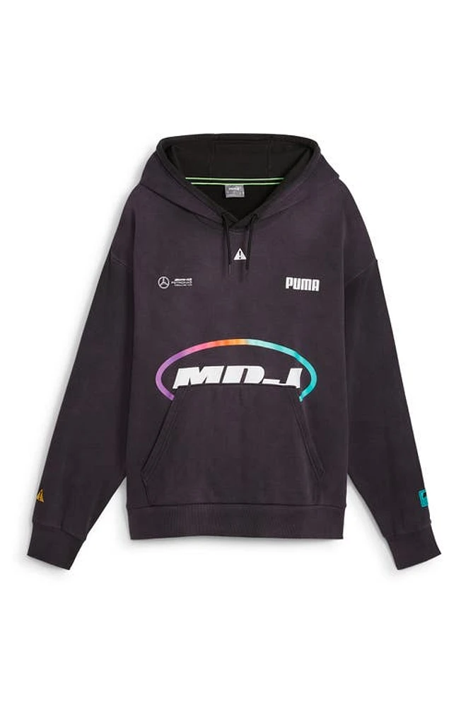 Puma Mad Dog Jones X Mercedes-AMG F1 Hoodie Black at Nordstrom,