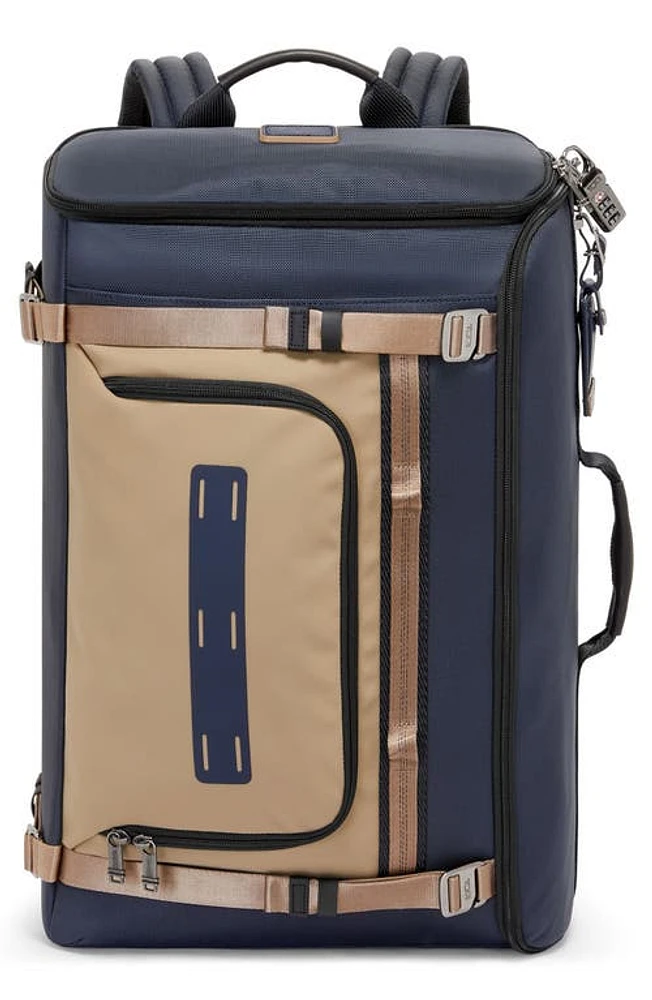 Tumi Alpha Bravo Endurance Convertible Backpack in Midnight Navy/Khaki at Nordstrom