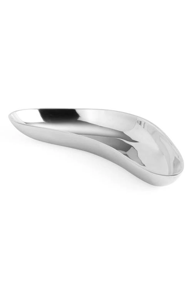 Nambé Boomerang Tray in Silver at Nordstrom, Size One Size Oz