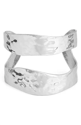 Karine Sultan Split Cuff in Silver at Nordstrom