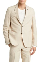 Ted Baker London Tampa Slim Fit Linen & Cotton Sport Coat Tan at Nordstrom,