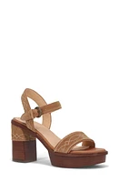 Frye Pipa Platform Sandal Almond at Nordstrom,