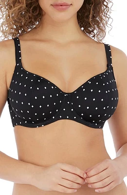 Freya Jewel Cove Underwire Sweetheart Padded Bikini Top at Nordstrom,