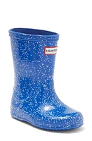 Hunter Kids' Original First Classic Glitter Rain Boot at Nordstrom, M