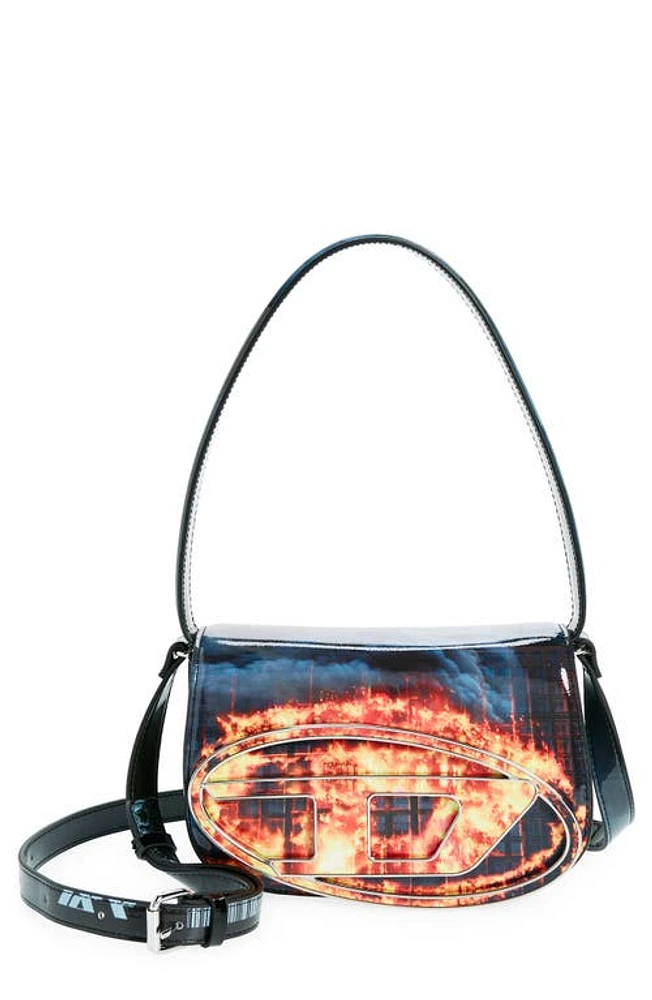 DIESEL 1Dr Graphic Shoulder Bag in Movie Poster Multi at Nordstrom