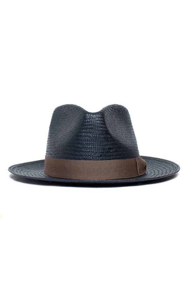 Goorin Bros. First & Foremost Woven Straw Hat Navy at Nordstrom,