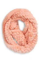 La Fiorentina Faux Fur Infinity Scarf in Blush at Nordstrom