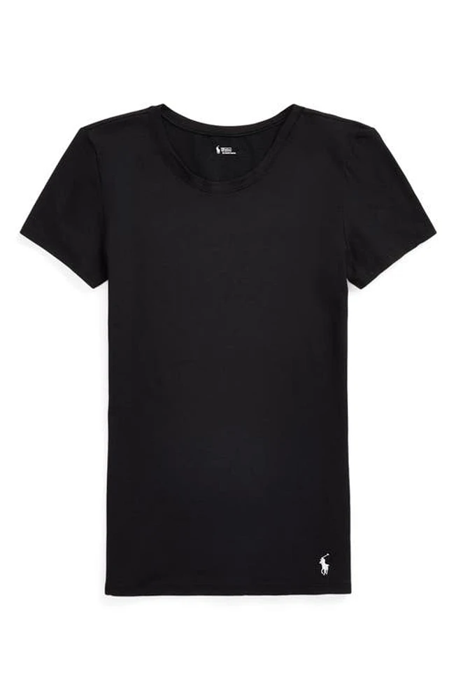 Polo Ralph Lauren Stretch Cotton T-Shirt Onyx at Nordstrom,