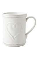 Juliska Cupfull of Love Ceramic Mug in White at Nordstrom