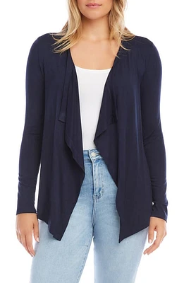 Karen Kane Poppy Draped Open Front Cardigan at Nordstrom,