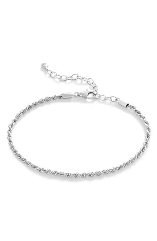 Monica Vinader Rope Chain Bracelet in Sterling Silver at Nordstrom